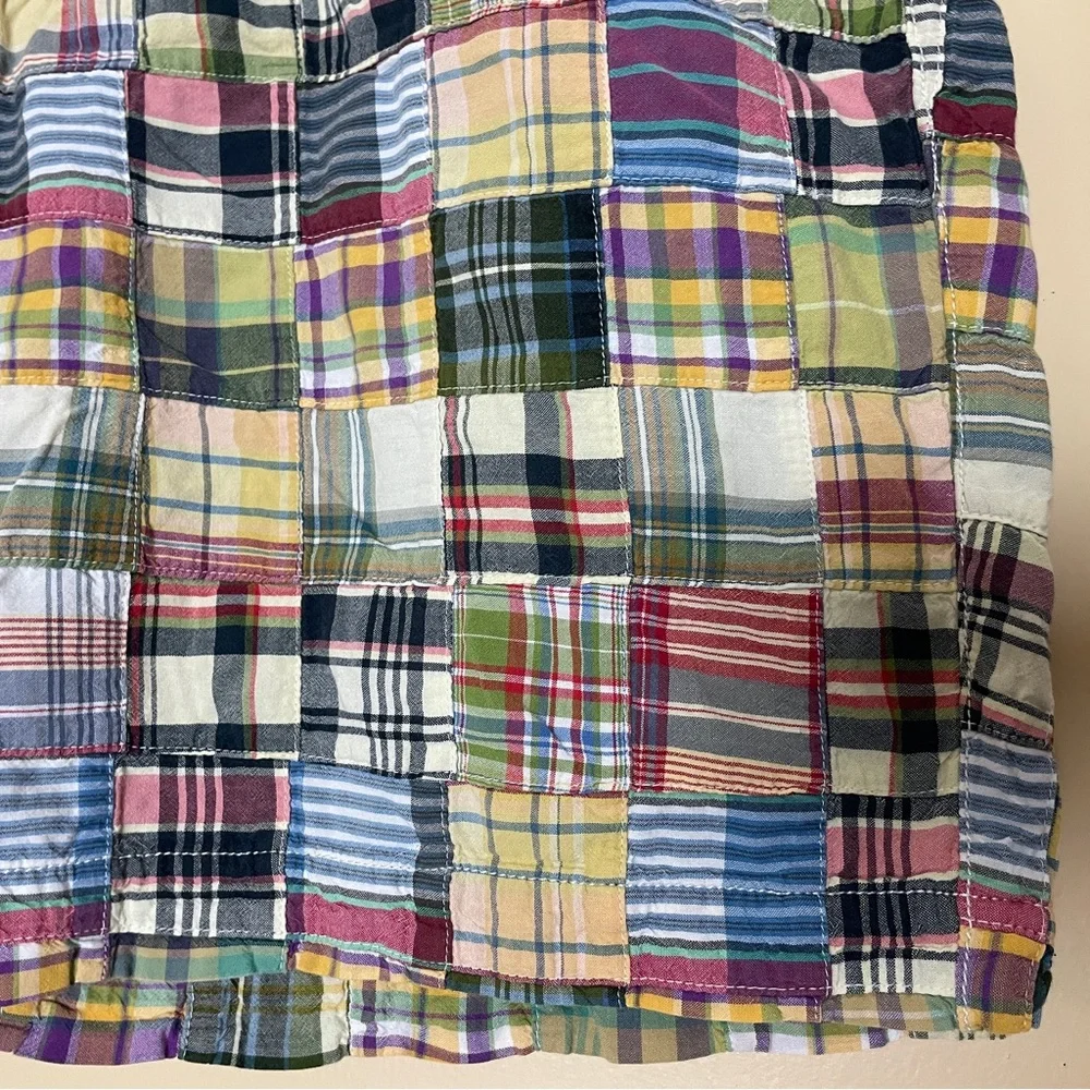 J. Crew Patchwork Field Shorts Men's 36 Summer Vacation Beach Preppy Coastal